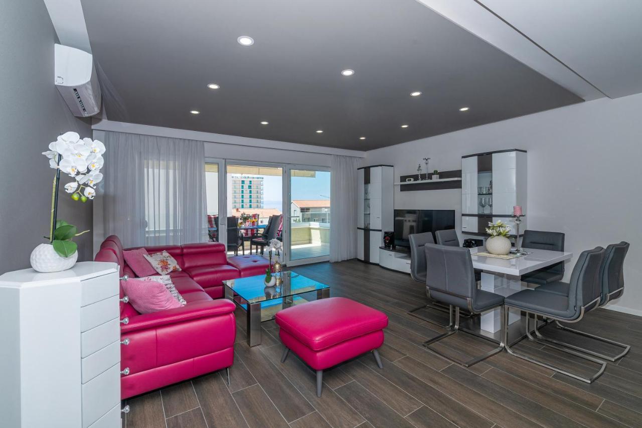 Luxury Apartment Purple Summer Sea View Макарска Экстерьер фото